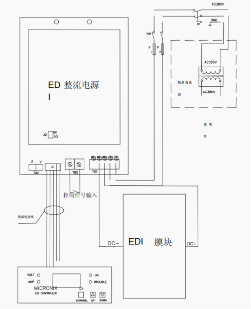 edi电源接线方法